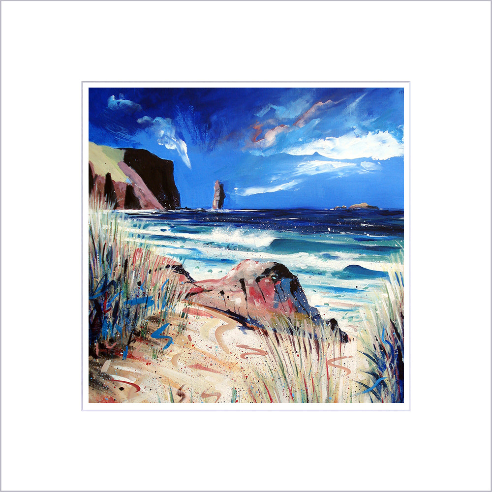 Rolling Waves Sandwood Bay - Signed Limited Edition Mounted Print