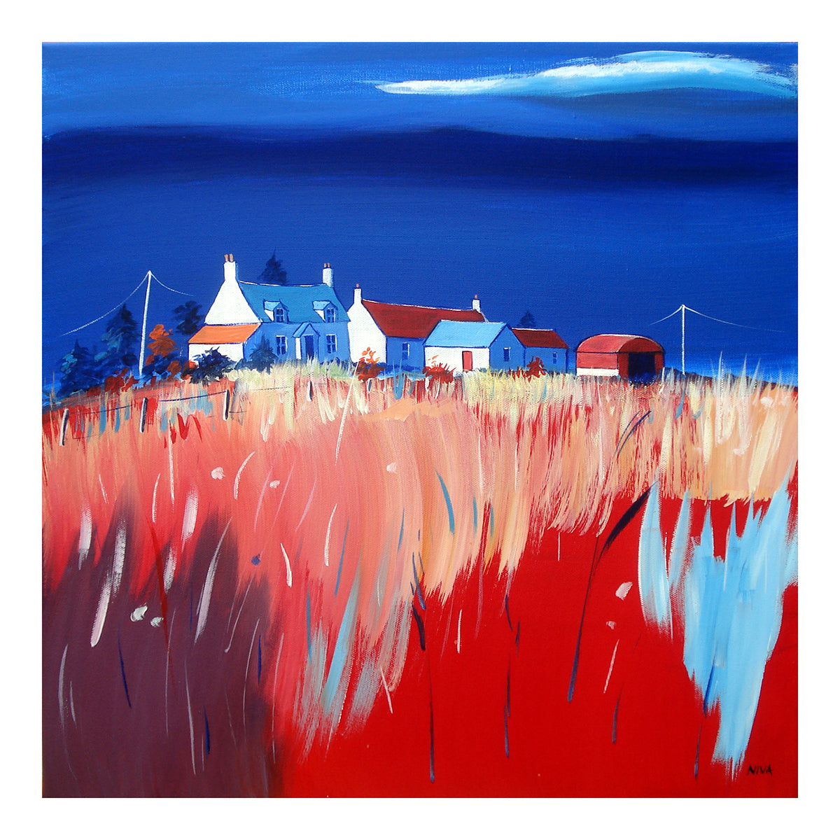 Summer Haze Croft- Signed Limited Edition Mounted Print