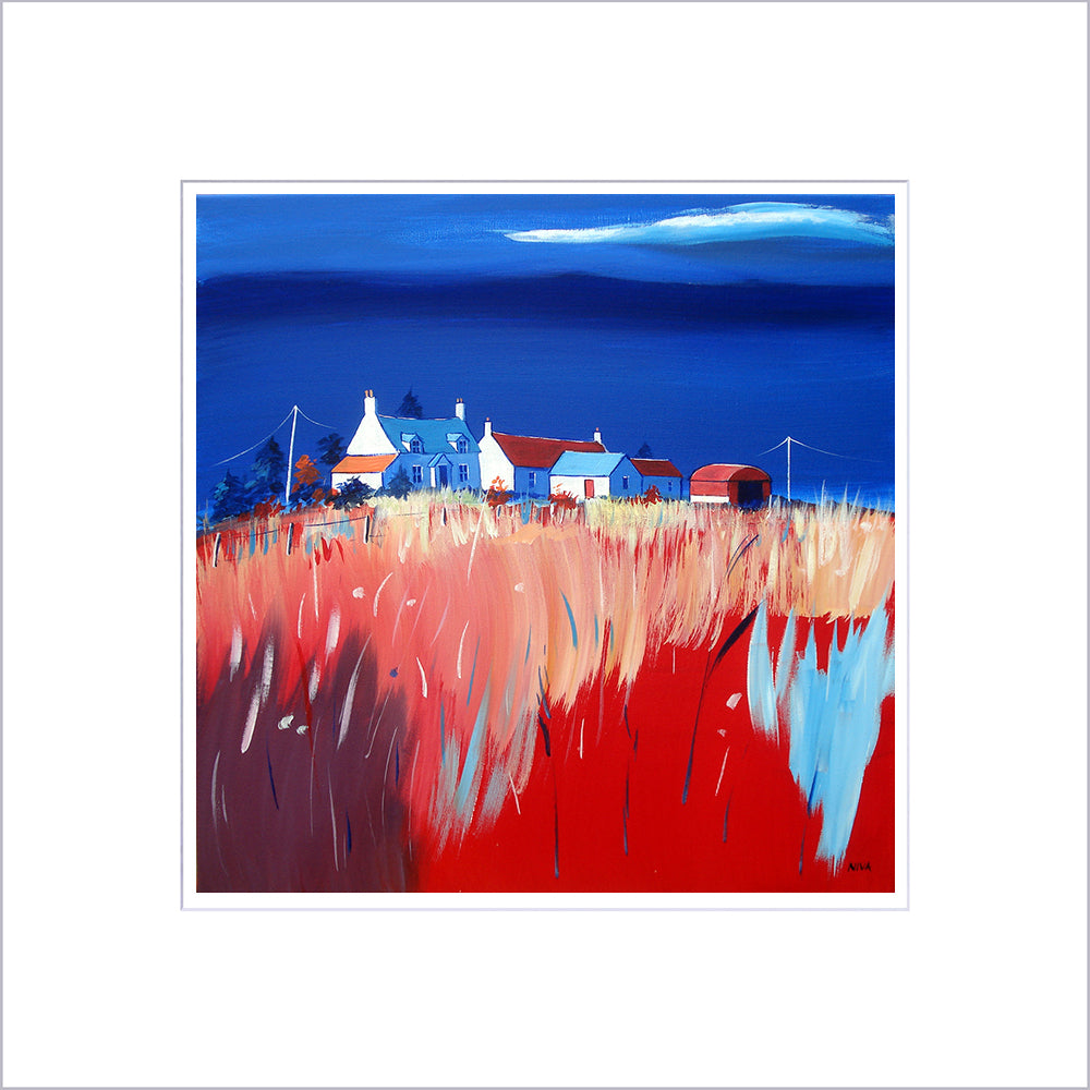 Summer Haze Croft- Signed Limited Edition Mounted Print