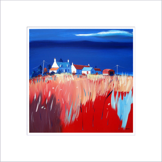 Summer Haze Croft- Signed Limited Edition Mounted Print