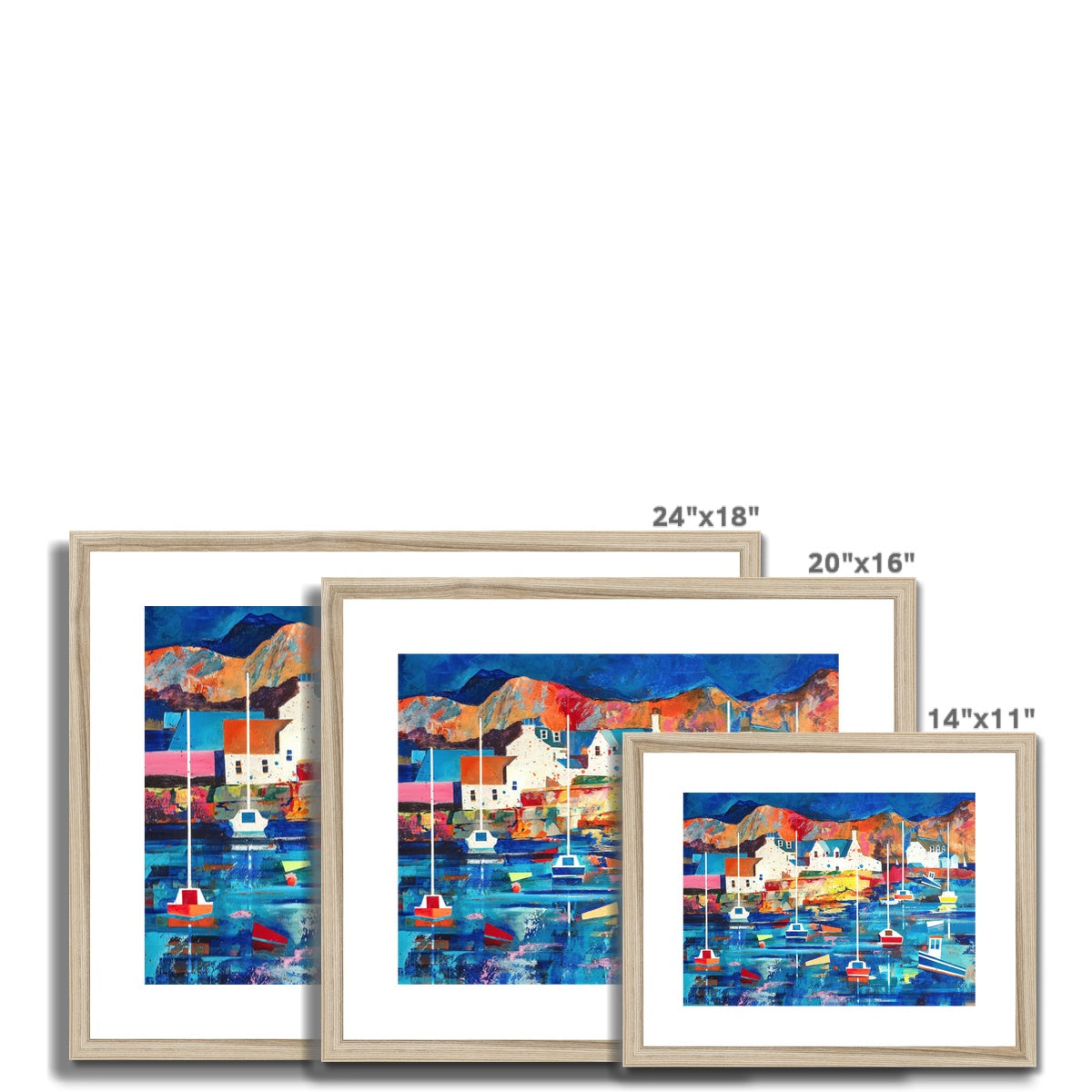 Summer's Day, Plockton Framed & Mounted Print