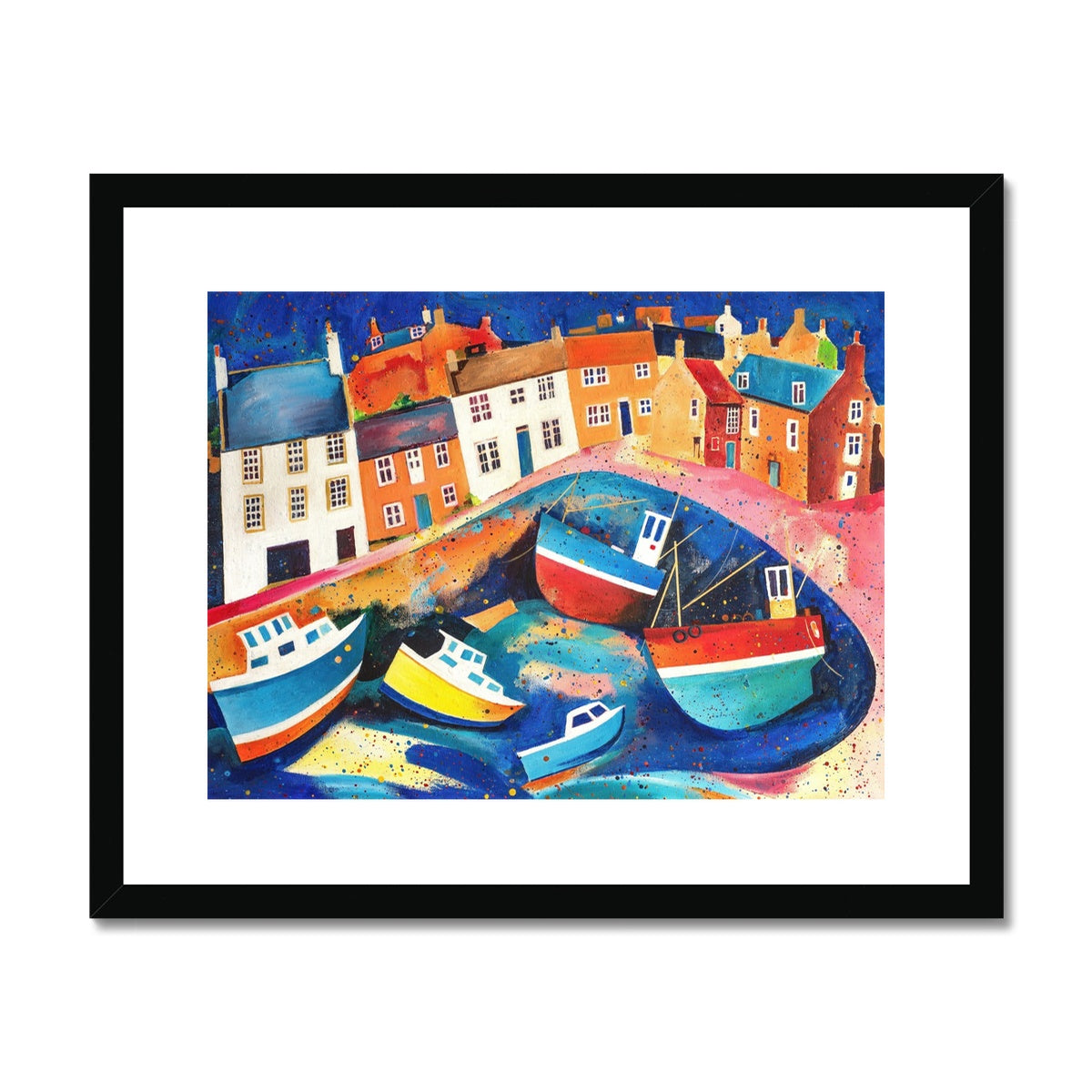 Summer's Morning Crail, Fife Framed & Mounted Print