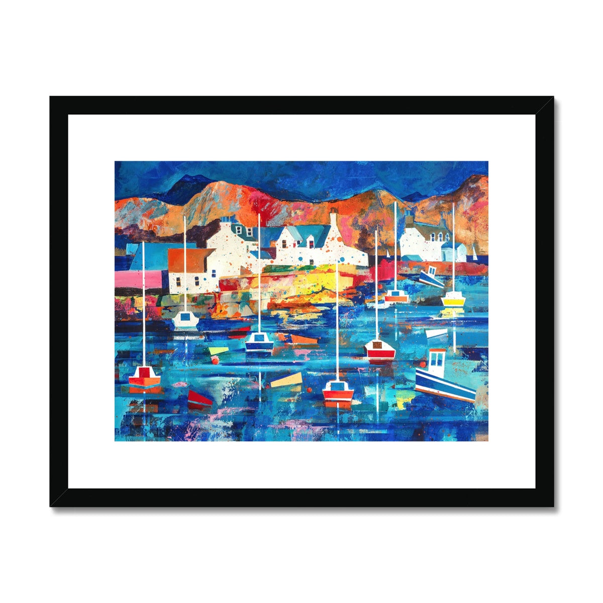 Summer's Day, Plockton Framed & Mounted Print