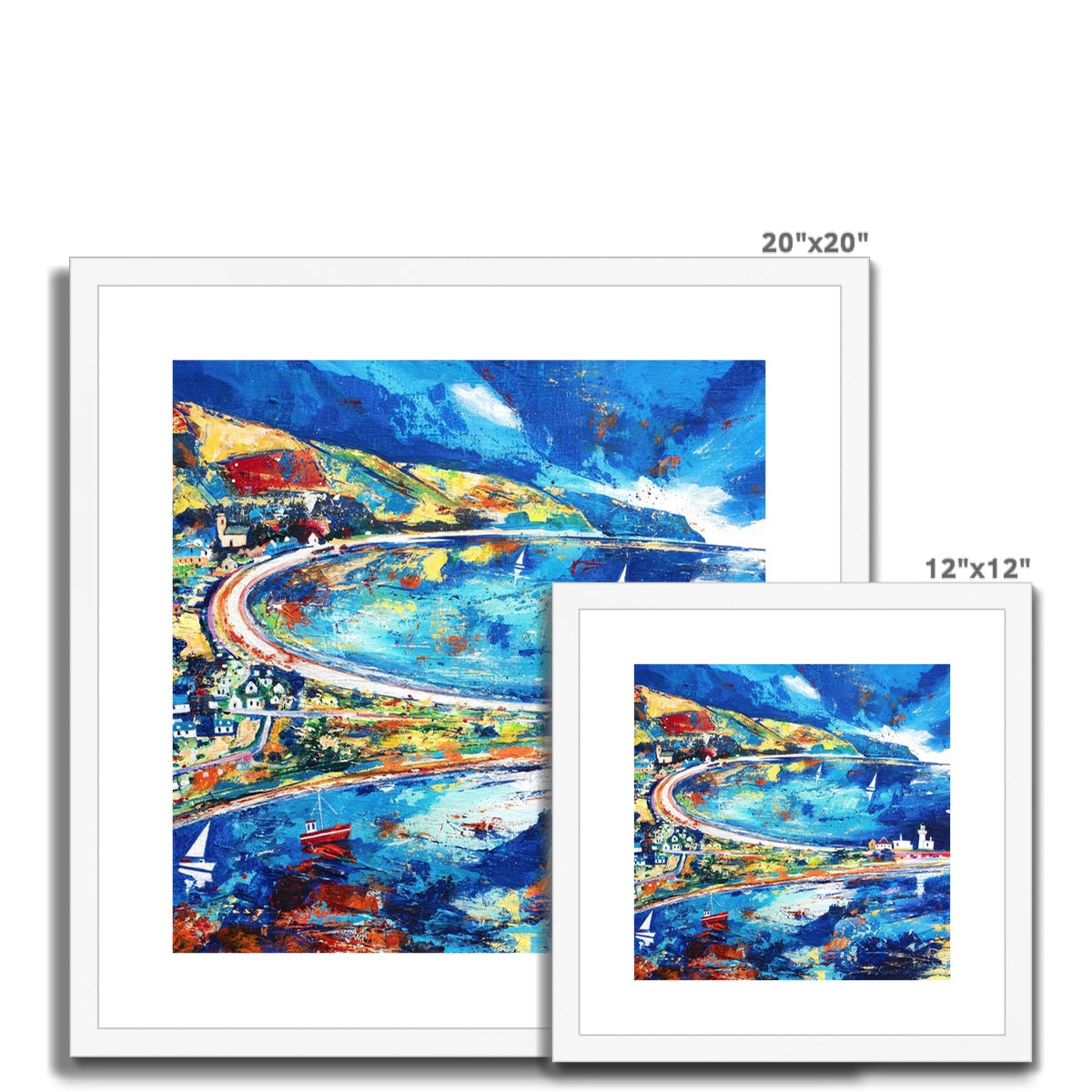 Chanonry Point to Rosemarkie, Black Isle Framed & Mounted Print