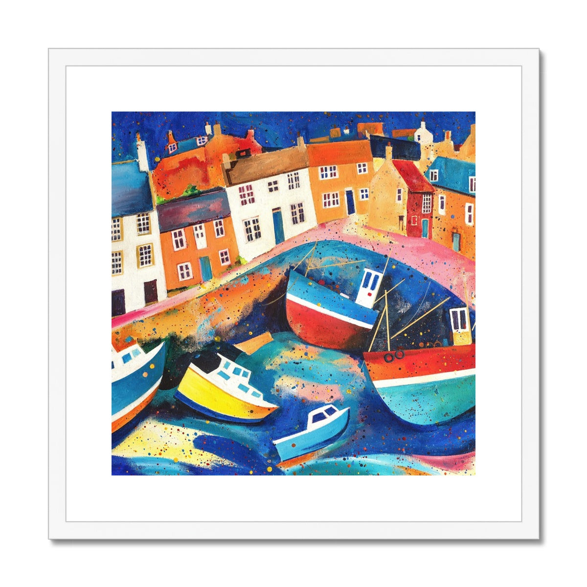 Summer's Morning Crail, Fife Framed & Mounted Print