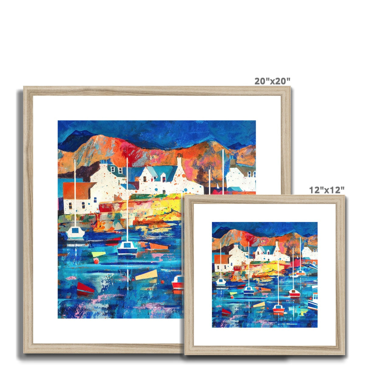 Summer's Day, Plockton Framed & Mounted Print
