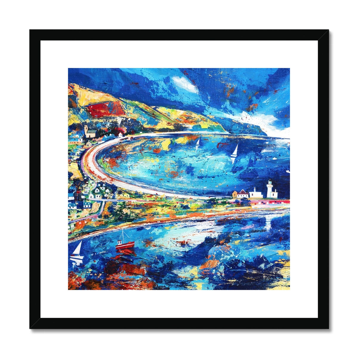 Chanonry Point to Rosemarkie, Black Isle Framed & Mounted Print