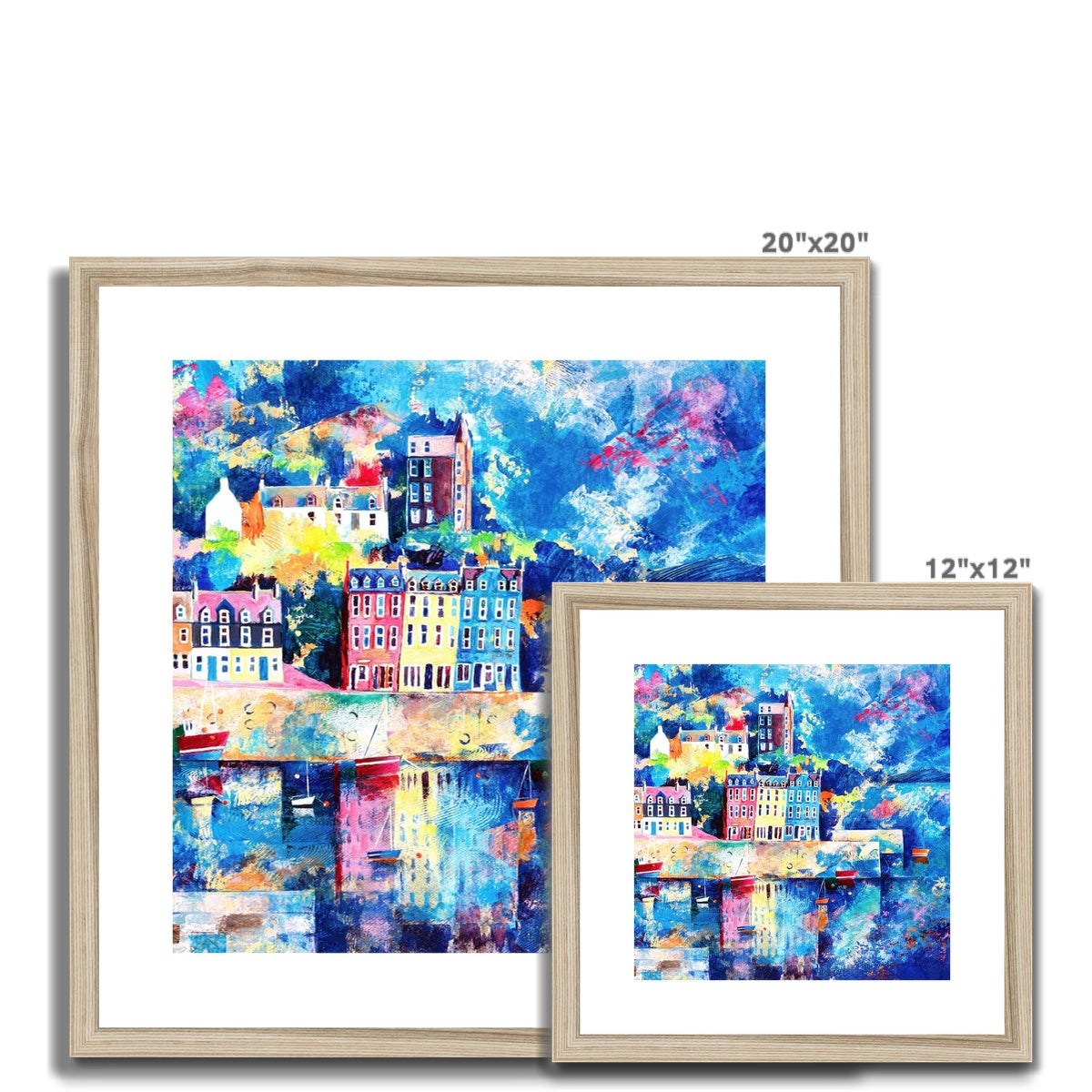 Tobermory Harbour Framed & Mounted Print