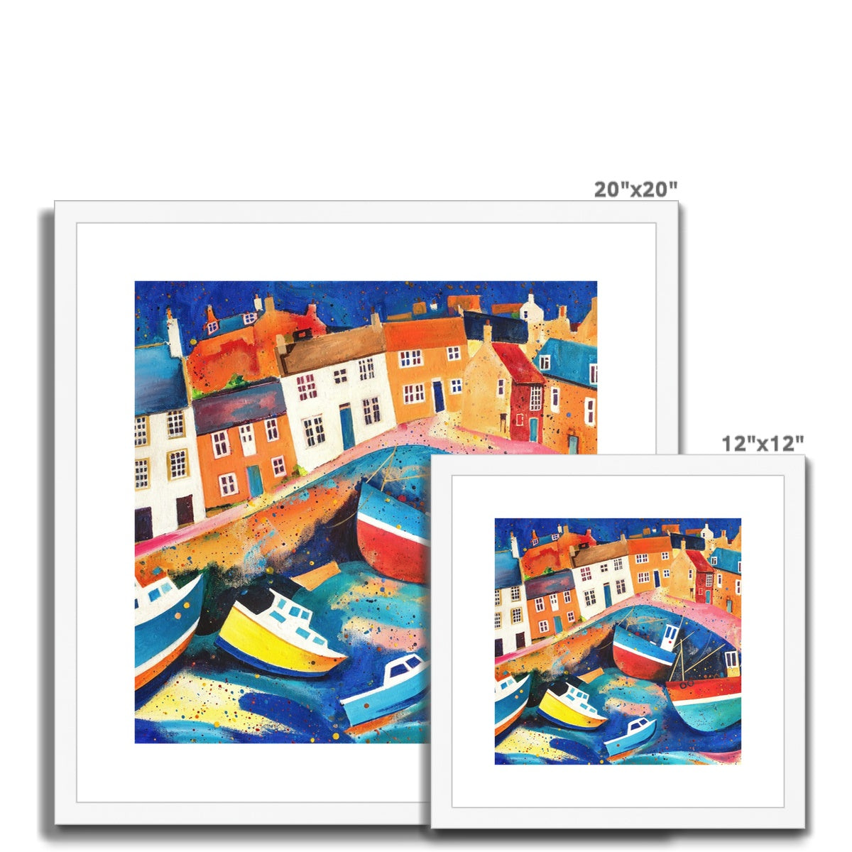 Summer's Morning Crail, Fife Framed & Mounted Print