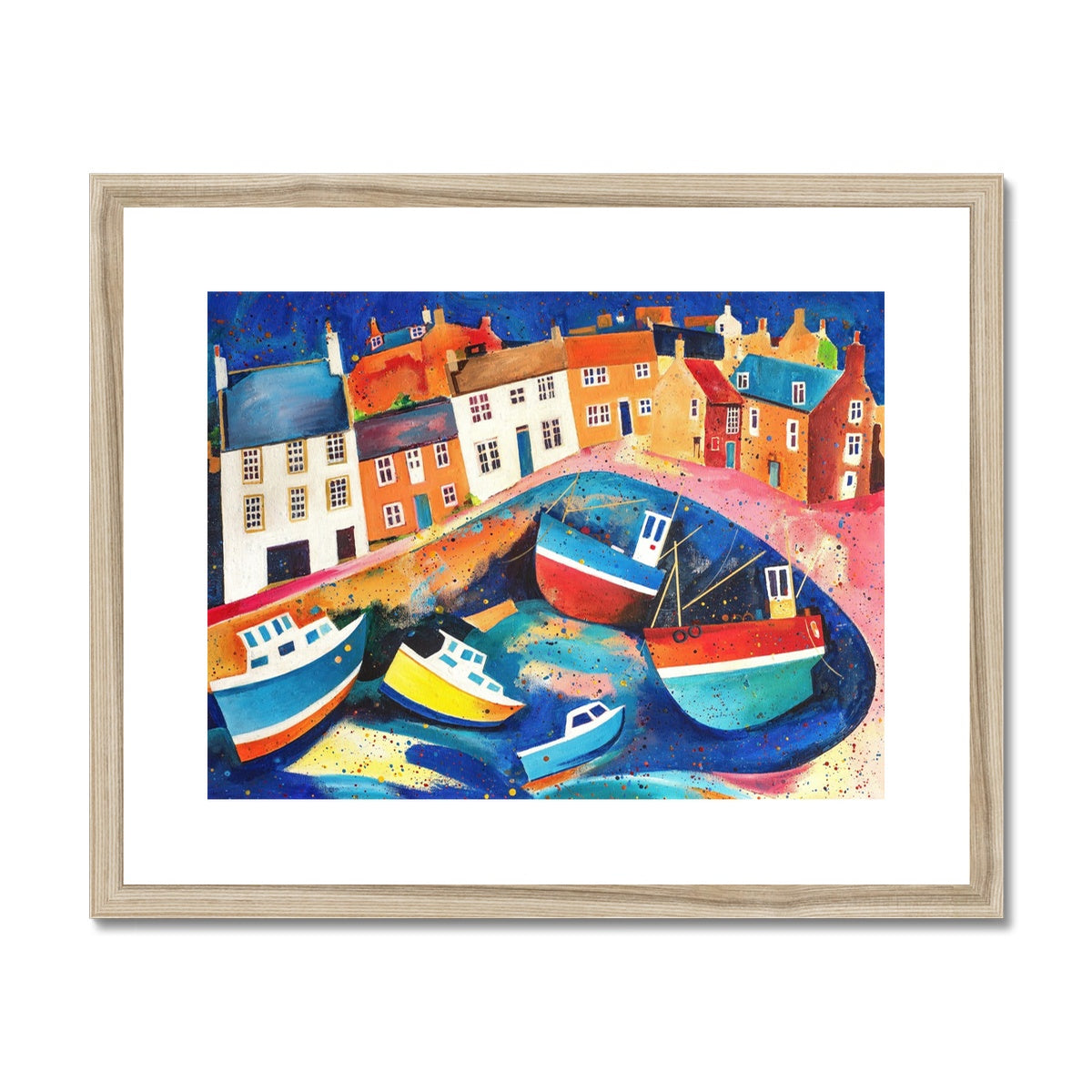 Summer's Morning Crail, Fife Framed & Mounted Print