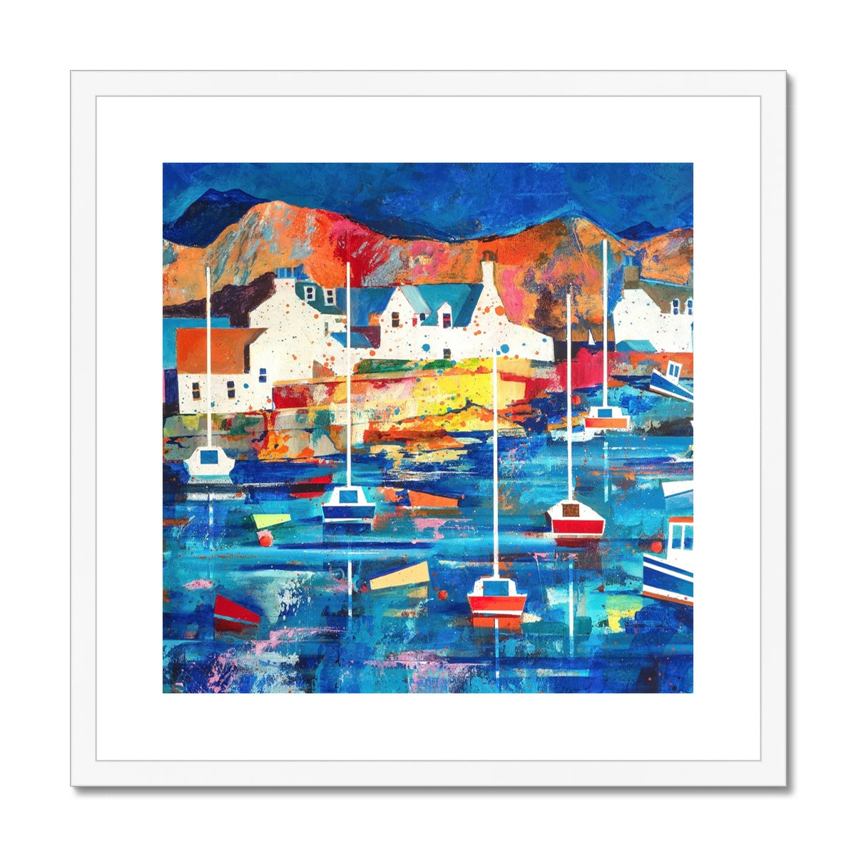 Summer's Day, Plockton Framed & Mounted Print
