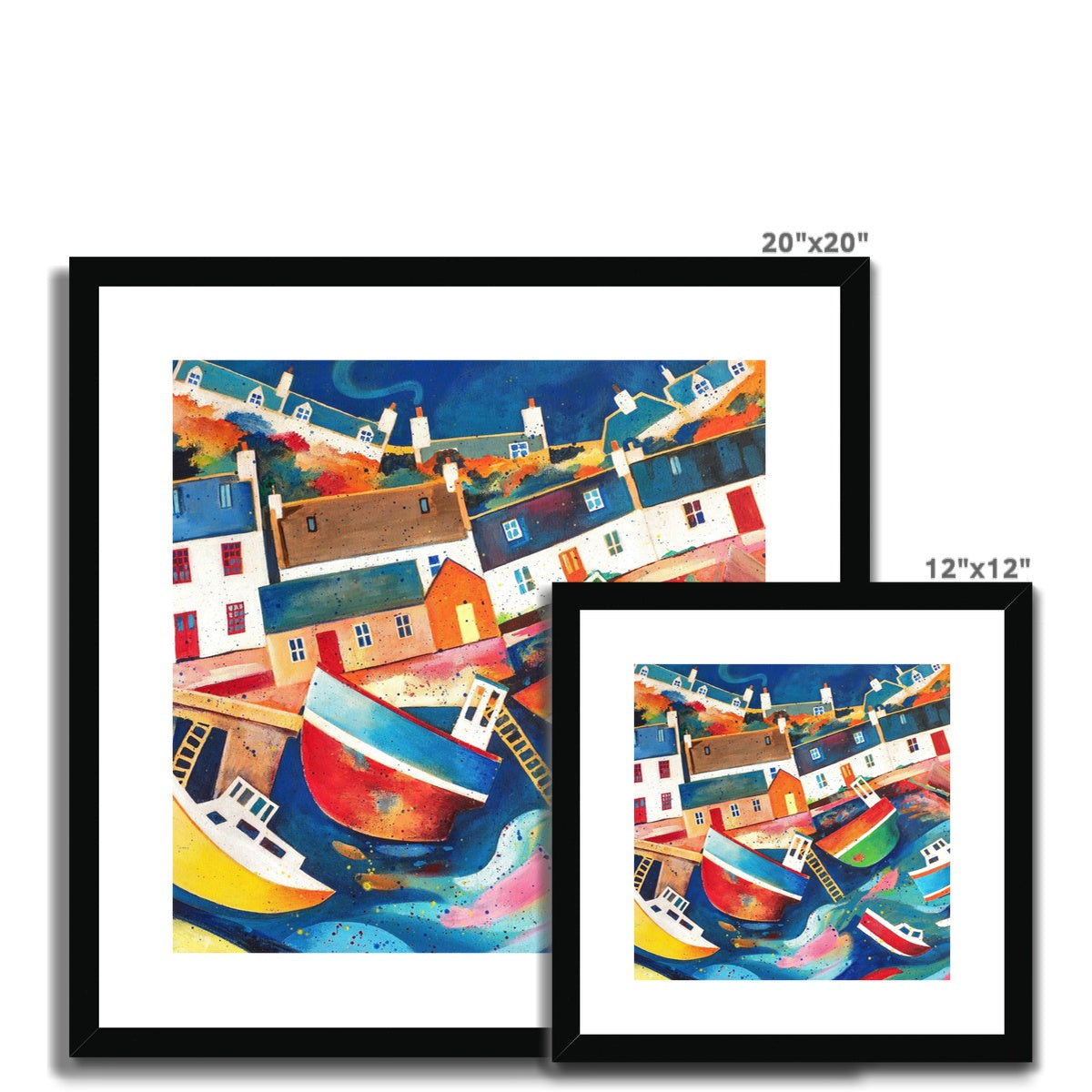 Low Tide Avoch Harbour, Black Isle Framed & Mounted Print