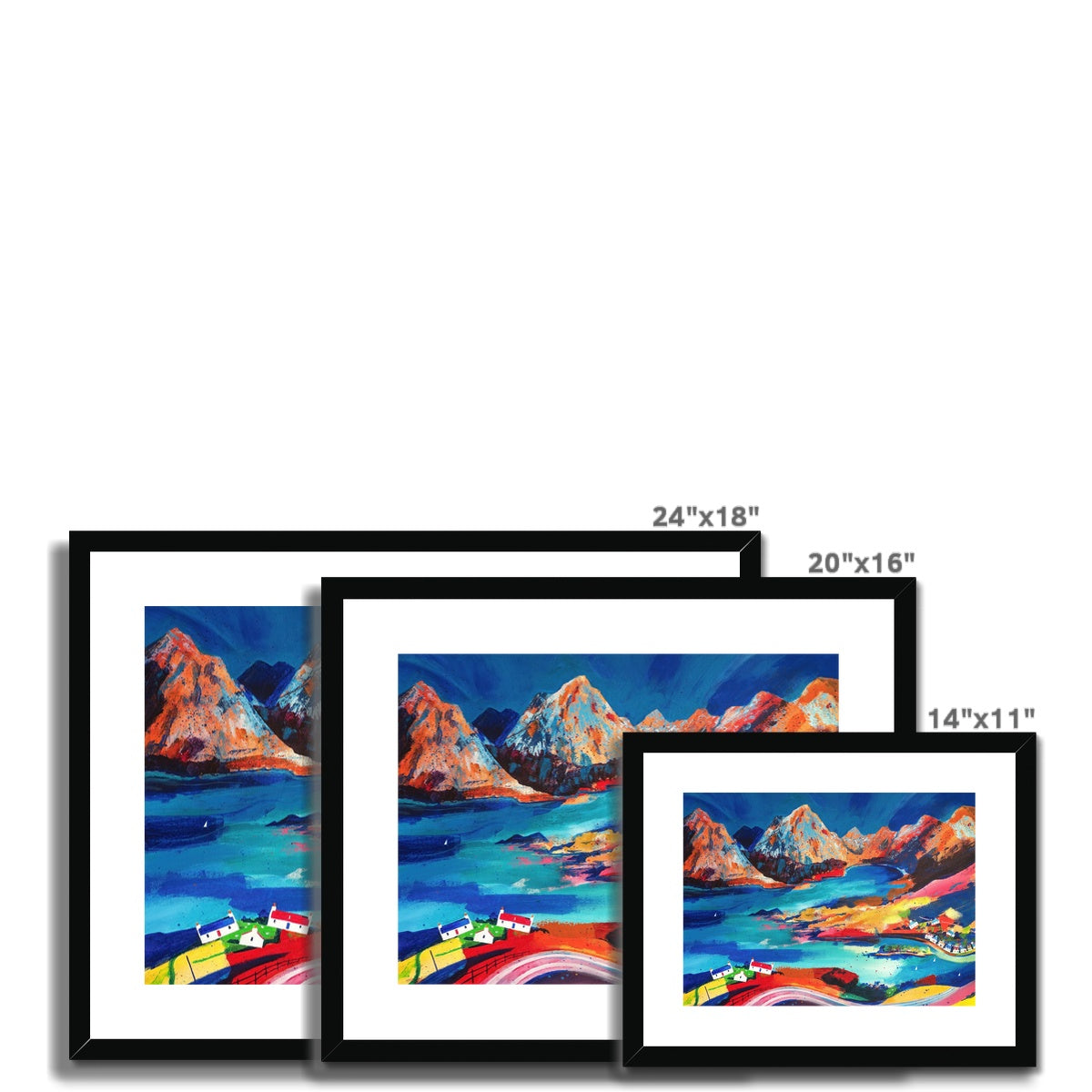 Shieldaig and Loch Torridon Framed & Mounted Print