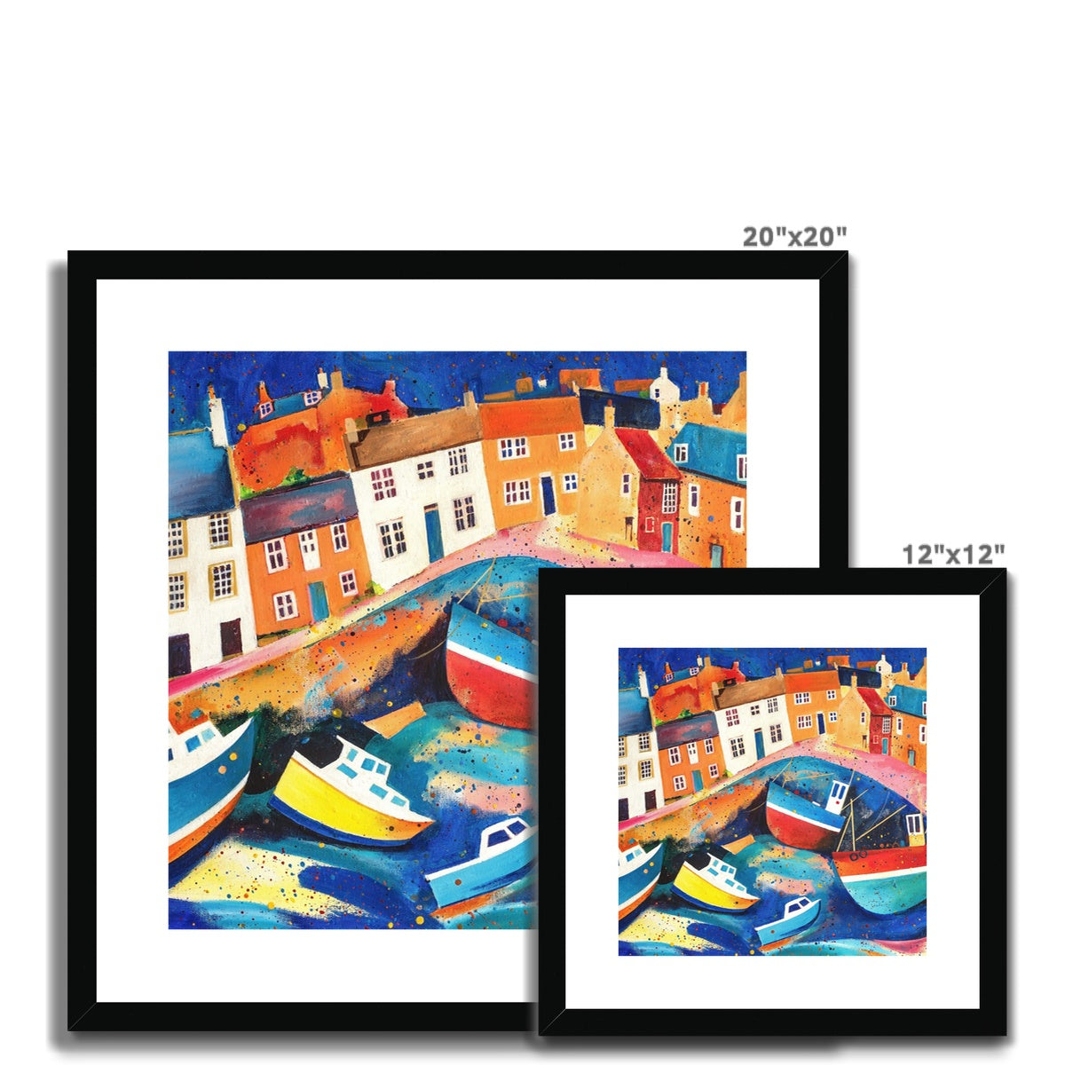 Summer's Morning Crail, Fife Framed & Mounted Print