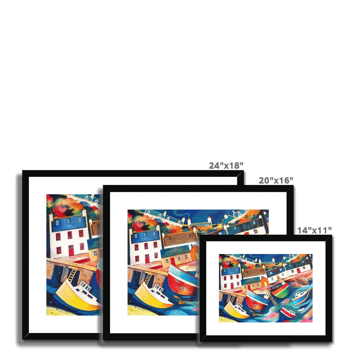 Low Tide Avoch Harbour, Black Isle Framed & Mounted Print