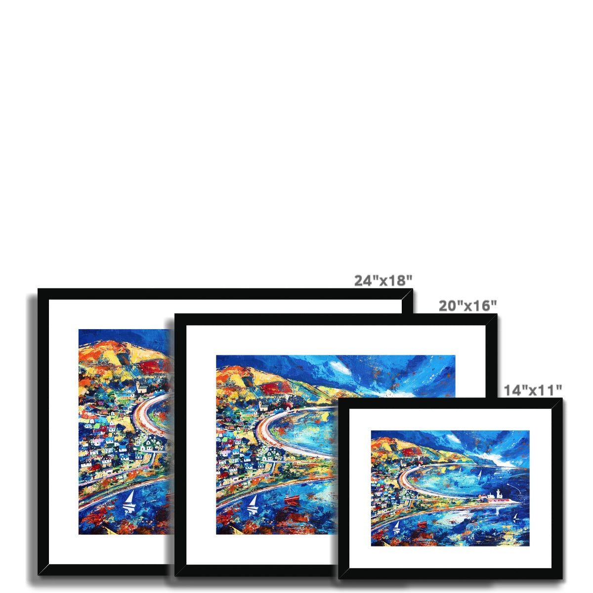Chanonry Point to Rosemarkie, Black Isle Framed & Mounted Print