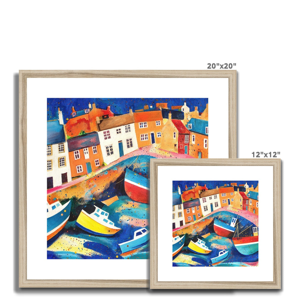 Summer's Morning Crail, Fife Framed & Mounted Print