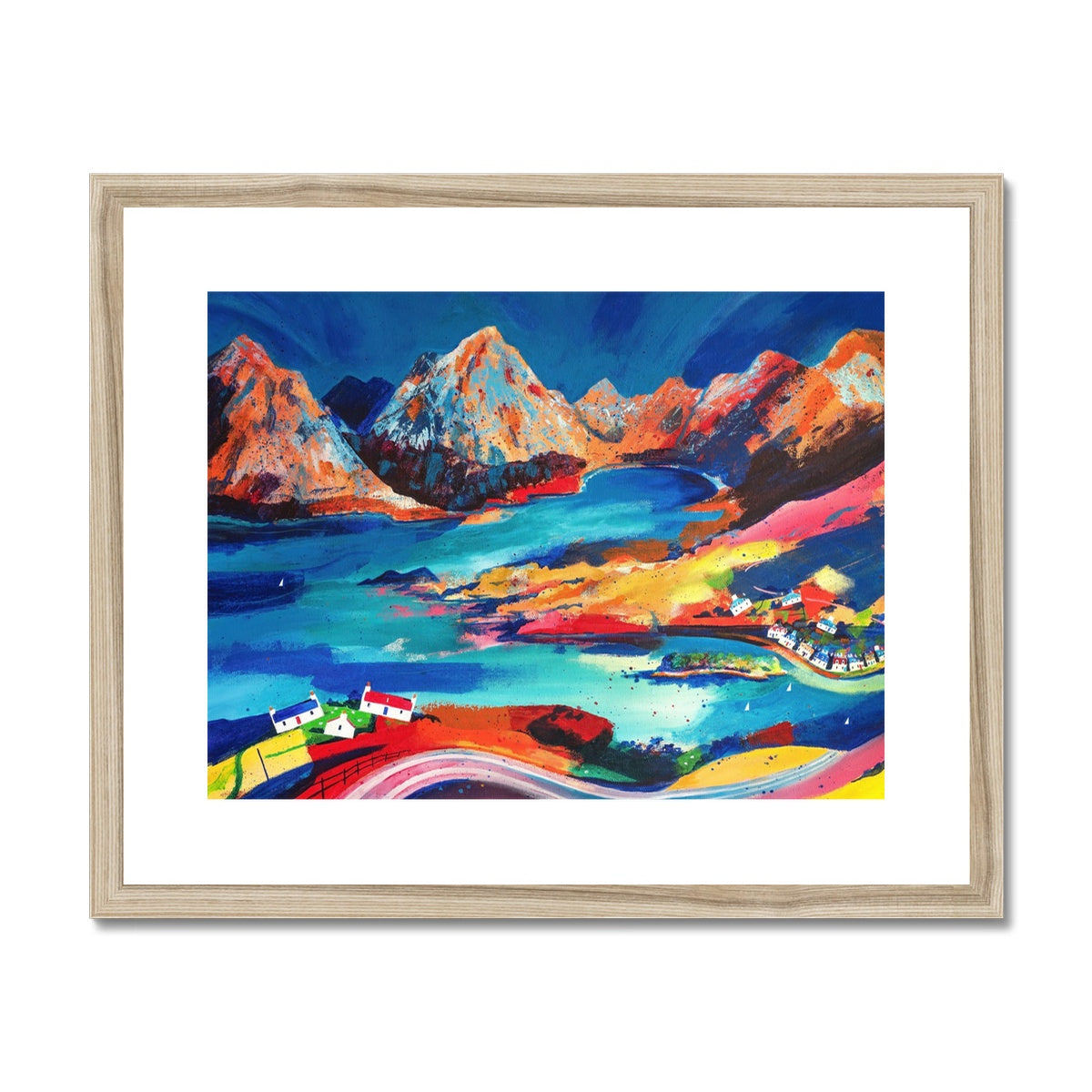 Shieldaig and Loch Torridon Framed & Mounted Print