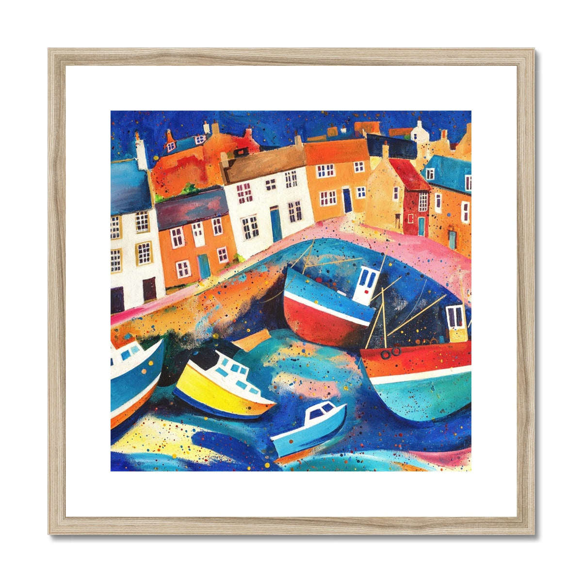 Summer's Morning Crail, Fife Framed & Mounted Print