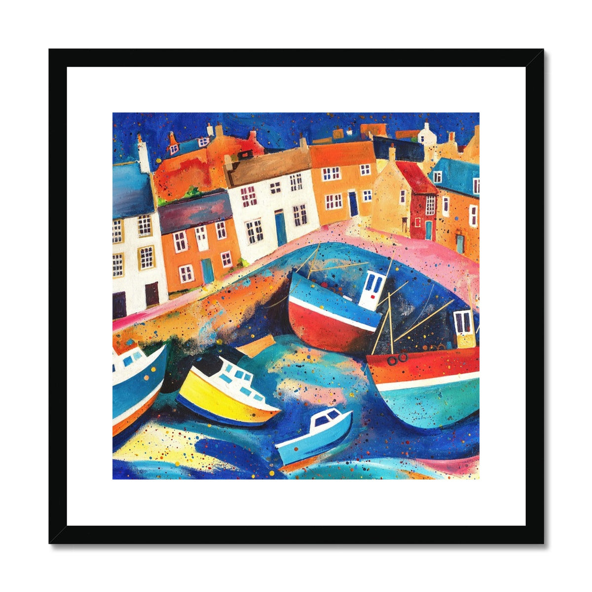 Summer's Morning Crail, Fife Framed & Mounted Print