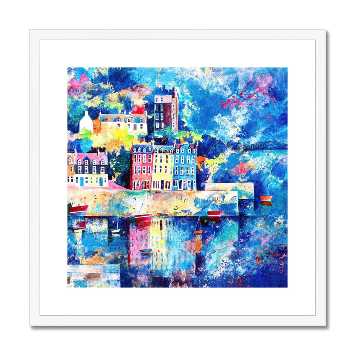 Tobermory Harbour Framed & Mounted Print