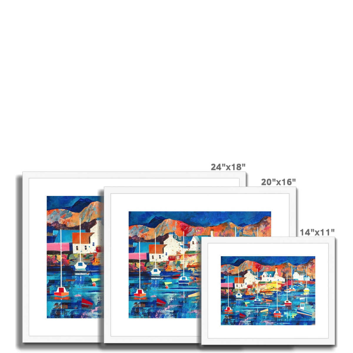 Summer's Day, Plockton Framed & Mounted Print