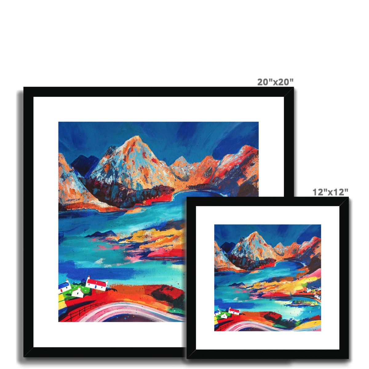 Shieldaig and Loch Torridon Framed & Mounted Print