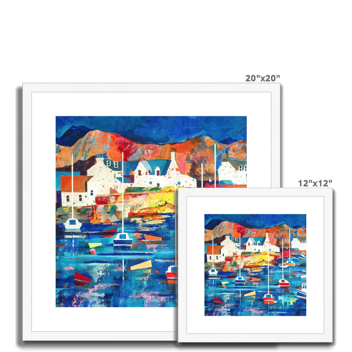 Summer's Day, Plockton Framed & Mounted Print