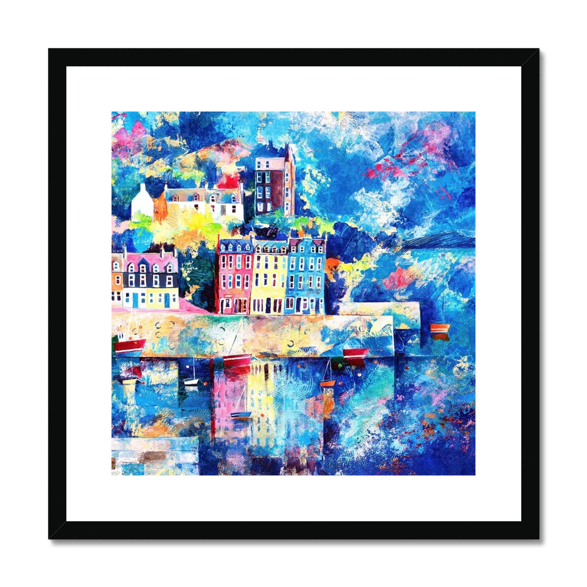 Tobermory Harbour Framed & Mounted Print