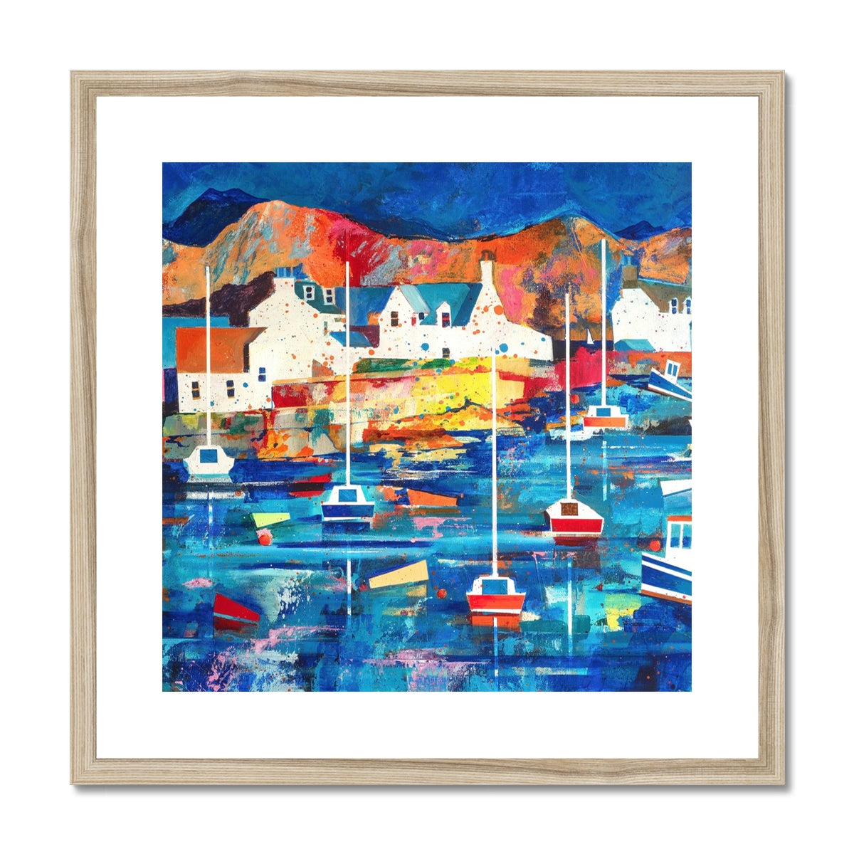 Summer's Day, Plockton Framed & Mounted Print