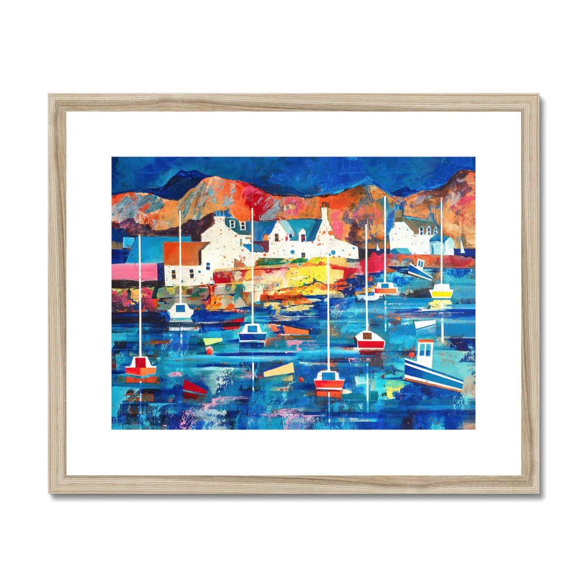 Summer's Day, Plockton Framed & Mounted Print