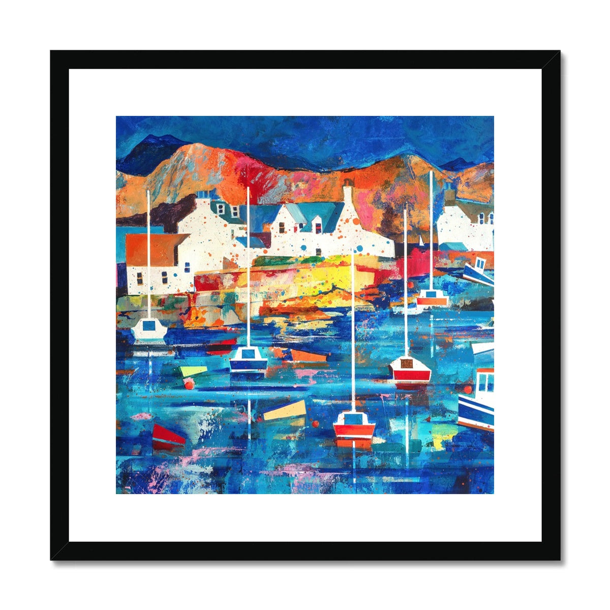 Summer's Day, Plockton Framed & Mounted Print