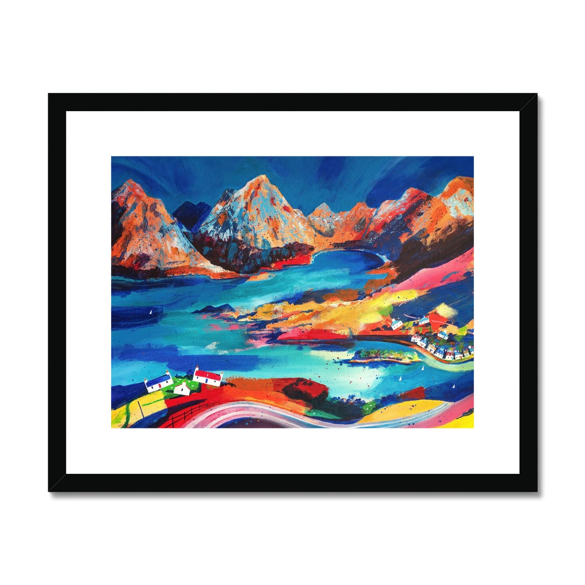 Shieldaig and Loch Torridon Framed & Mounted Print