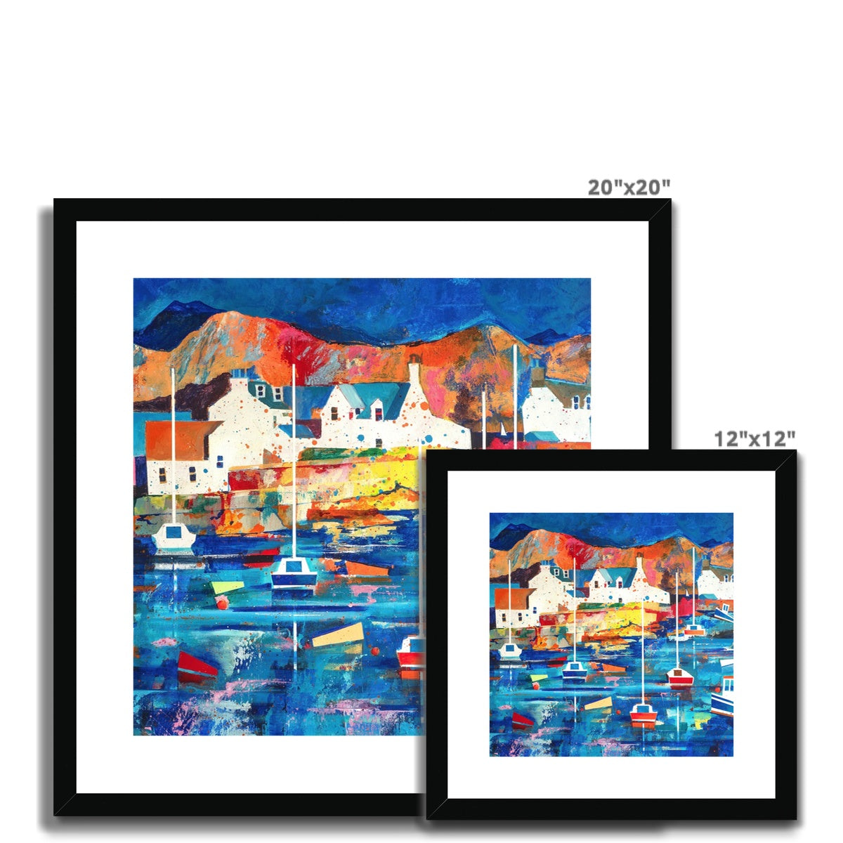 Summer's Day, Plockton Framed & Mounted Print