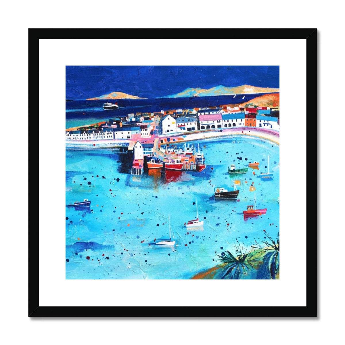 Summer's Morning Ullapool Framed & Mounted Print