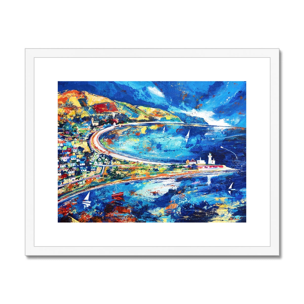 Chanonry Point to Rosemarkie, Black Isle Framed & Mounted Print