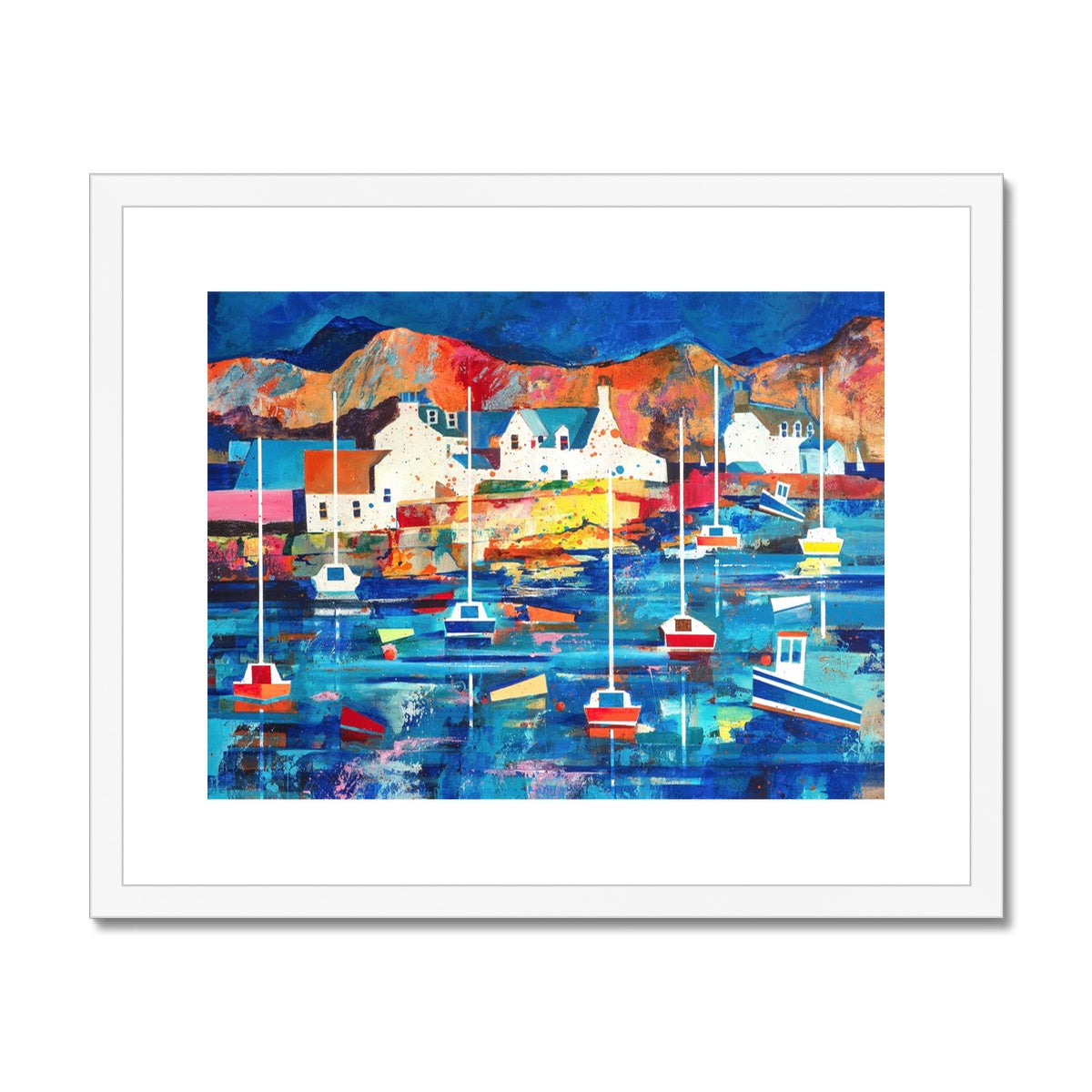 Summer's Day, Plockton Framed & Mounted Print